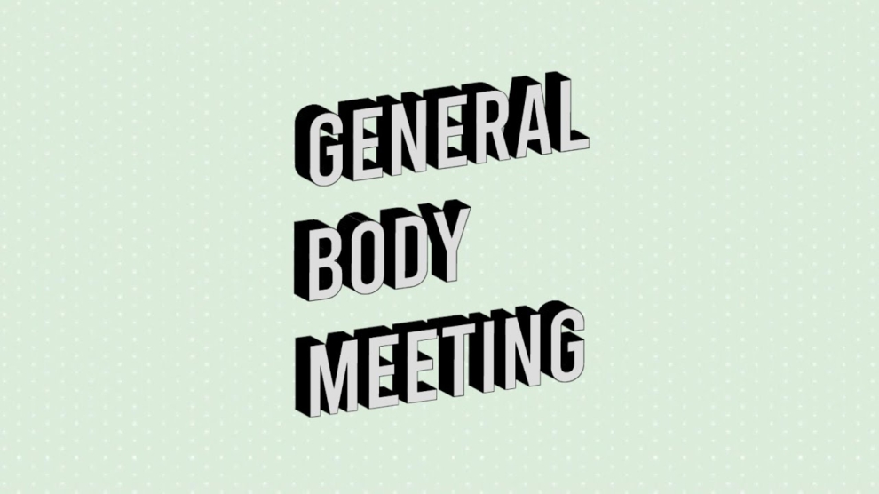 General Body Meeting on 11 Sep 2022